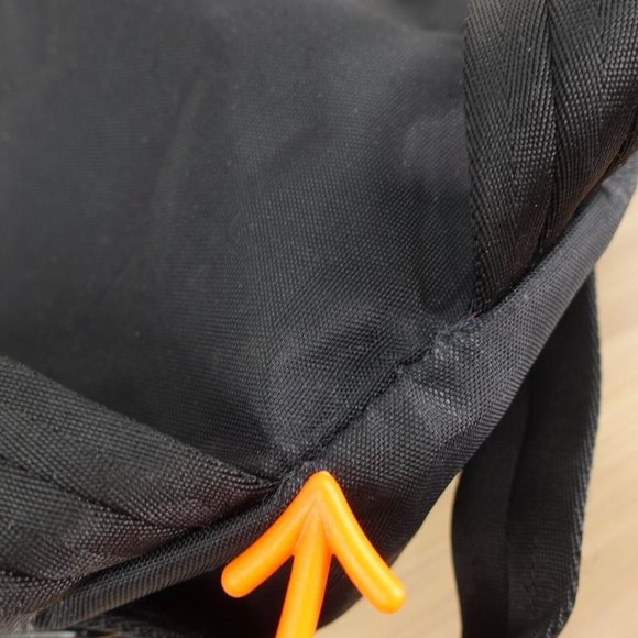 MARC JACOBS Bag Adult Black Backpack Medium Nylon Travel Lightweight DEFECTS - Picture 11 of 16